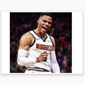 RUSSELL WESTBROOK DENVER NUGGETS 8.5x11 ULTRA GLOSSY REPRINT 2024 POSTER BUNDLE!